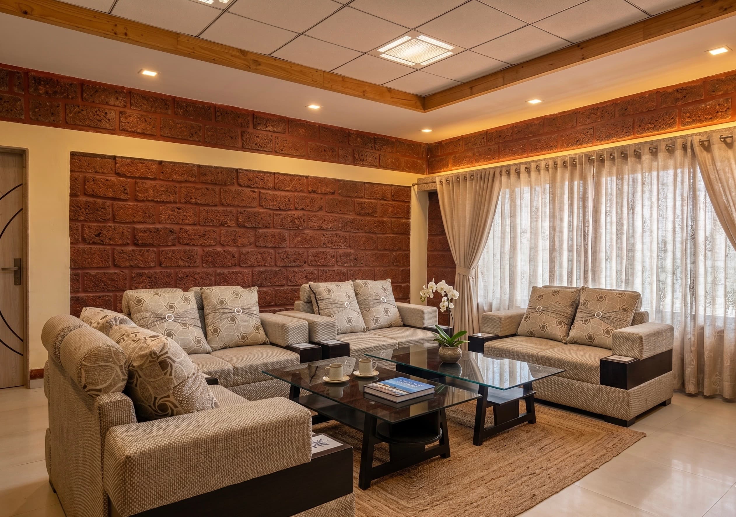 The Basecamp dormitory lounge area